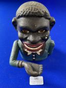 Reproduction Cast Iron Mechanical Moneybox - Mr Money Eater by J.E.Stevens pat 4551896