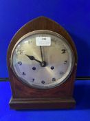 Edwardian Mahogany Mantel Clock