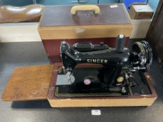 Singer No. 99K Electric Sewing Machine with Case