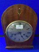 Edwardian Inlaid Mantel Clock