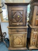 French Walnut Louis XIII Cabinet Deux Corps