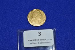 1777 George III Gold Guinea ~8.2g