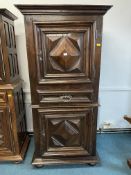 French Walnut Louis XIII Cabinet Deux Corps