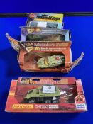 Four Matchbox Diecast Vehicles