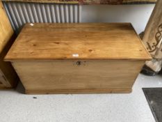 Victorian Pine Blanket Box