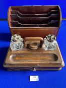 Victorian Ink Stand plus Letter Rack