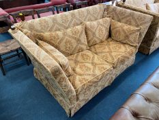 Two Seat Drop End Highback Upholstered Sofa