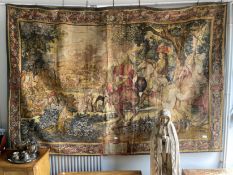 Reproduction Louis XIV French Tapestry - Defeating the Spanish Army 260x180cm