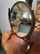 Oval Dressing Table Mirror