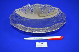 Sterling Silver Pierced Dish ~427g