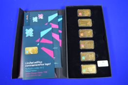 London Olympics 2012 Commemorative Ingot Set