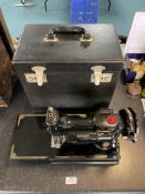 Vintage Singer 1951 Electric Sewing Machine with Case and Accessories