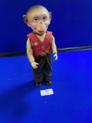 Vintage Kokovo Clockwork Performing Monkey (working condition with original key)