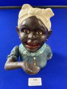 Reproduction Cast Iron Mechanical Moneybox - Mrs Money Eater by John Harper pat631