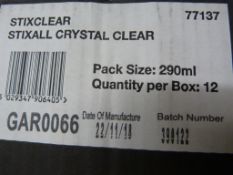 Two Boxes of Everbuild Clear Adhesive