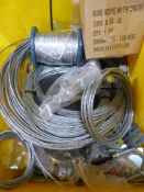 *Quantity of Wire Rope and Various Fittings