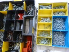 *Two Boxes of Assorted Screws, Wall Fixings, Wall