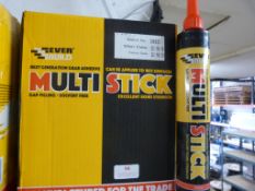 2x 12 350ml Tubes of Multistick Solvent Free Adhesive