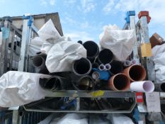 *Stillage of Plastic Pipe and Guttering (stillage