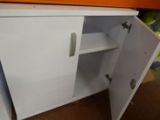 *White Storage Cabinet 730mm high