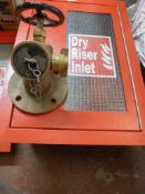 *Large Dry Riser Cabinet with Brass Isolation Valv