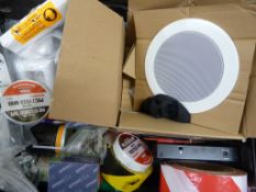 *Box of Insulation Tape, Screws, Warning Tape, Rep