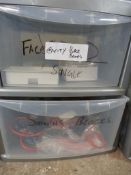 *Two Drawer Storage Unit Containing Various Data C