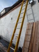 Lightweight Fiberglass Thirteen Rung Ladder