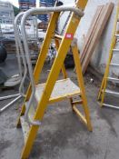 *Two Platform Steps with Hand Rails