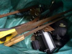 Quantity of Garden Tools; Sheers, Bow Saw, Hand Sa