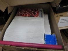 Box of Stationery; Display Files, File Dividers, S