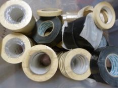 Large Quantity of Masking Tape, Packaging Tape and