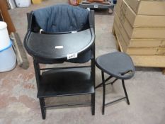 Treppy Highchair and a Folding Stool