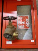 *Dry Riser Cabinet with Brass Takeoff Valve (AF -