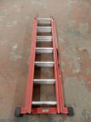 *Fiberglass Seven Rung Three Section Ladder