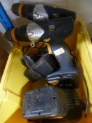 Two McAllister Drills with Batteries and Chargers