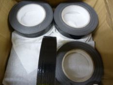 *~35 25mm x 50m Rolls of Black Tape