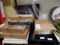 *Two Loading Power Cable Drawers and a Patch Cable