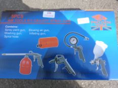 5pc Airtools Kit Gravity Spray Gunn