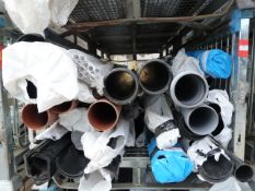 *Stillage of Plastic Pipe and Guttering (stillage