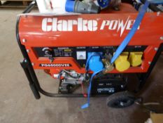 Clarke 5.5kva Petrol Generator 115 240v Output PG6