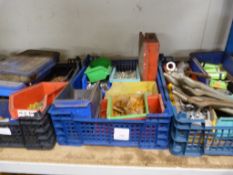 Three Trays of Various Studs and Screws, Grease Ni