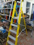 *Lyte Fiberglass Six Tread Steps with Handrail