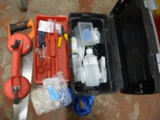 *Toolbox and Contents Including Glass Vacuum Carri