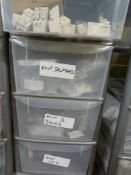 *Four Drawer Unit Containing Data Equipment, Jacks