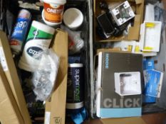 *Quantity of Plastic Back Boxes, Hand Wipes, Light