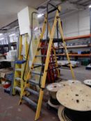 *Youngman Seven Tread Platform Steps with Handrail