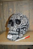 Black & White Decorative Skull
