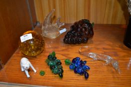 Glass Paperweights and Decorative Items (some AF)