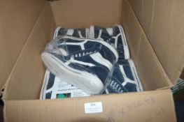 Nine Pairs of Size: 43 Blue Trainers